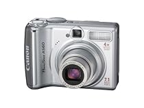 Canon PowerShot A560 Digital Camera - Silver (7.1MP, 4x Optical Zoom) 2.5" LCD