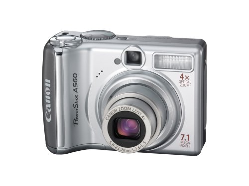Childrens Toyshop   : Canon PowerShot A560 Digital Camera - Silver (7.1MP, 4x Optical Zoom) 2.5" LCD