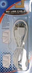 USB Extension cord, cable, 60", A male to A female