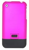 KingCase iPhone 1G 2G (Original iPhone) Rubberized Slider Case (Hot Pink) 4GB, 8GB, 16GB