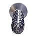 #8 x 1 Flat Head Sheet Metal Screws, Phillips Drive, Stainless Steel 18-8, Full Thread, Bright Finish, Self-Tapping, Quantity 100