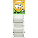 Flush Puppies Doodie Bags, Flushable & Certified Compostable, 8 Refill Rolls (80 Bags)