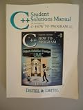 C++ Student Solutions Manual to Accompany C++ How to Program