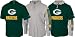 Search : Green Bay Packers Youth Long Sleeve Hooded Tee Combo Pack