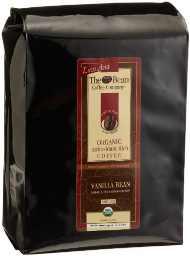 The Bean Coffee Company, Vanilla Nut Organic Ground Coffee, 5-Pound Bags