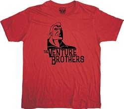 Venture Brothers Brock Samson Red T-shirt Tee