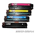 4 x PREMIUM TONER - SCHWARZ (CB540A) CYAN (CB541A) MAGENTA (CB542A) YELLOW (CB543A)