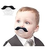 口ひげあごひげおしゃぶりシリコーン素材赤ちゃんおかしい乳首