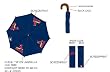 MLB St Louis Cardinals umbrella - automatic foldable umbrella with classic wooden handle