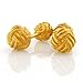 Bling Jewelry Classic Gold Vermeil Double Woven title=