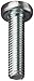 Class 4.8 Steel Machine Screw, Zinc Plated Finish, Pan Head, Phillips Drive, Meets DIN 7985, 12mm Length, M3-0.5 Metric Coarse Threads (Pack of 100)