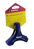 GreatNeck 17011 Metric T-Fold Hex Key Set, 9-Piece [並行輸入品]