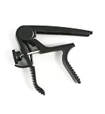 Guitar Capo GP004- Guitar Capo Trigger Action Acoustic / Electric (Curved) -Black