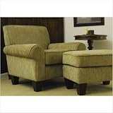 Carolina Cottage SH2554-26 / SH2554-23 Oxford Club Chair and Ottoman Set in Sage
