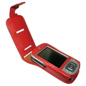Piel Frama 825 Red Leather Case for O2 XDA II Mini i-Mate Jam Qtek S100 MDA Compact by Piel Frama