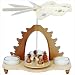 Triangular Pyramid with 3 Angels and a Tree