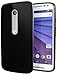 Moto X Pure Edition (Moto X Style) Case, Cimo [Grip] Premium Slim Fit Flexible TPU Cover for Motorola Moto X Style/Pure Edition - Black