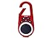 ION Clipster Ultra-Portable Bluetooth Speaker with Built-In Clip (Red)