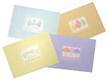 12 Glitter Blank Boxed Greeting Cards