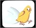 Mouse Pad with angry, hatchling, cartoon, mad, bird, animal, hatched, chick, egg, chicken