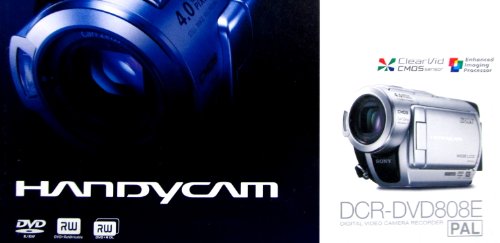 SONY HANDYCAM DCR-DVD808E PAL SYSTEM (NOT FOR USA) SONY HANDYCAM DCR-DVD808E PAL SYSTEM (NOT FOR USA)