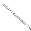 14K White Gold 8 ct. Diamond 4 Prong Bracelet