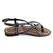 Girls Double Lines Ankle-Strap Gladiator Sandals (Toddler/Little Kid)