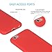 Yesker iPhone 6S Case iPhone 6 Case Slim Smooth Premium Durable Soft Rubber Gel Back Case Cove - Red