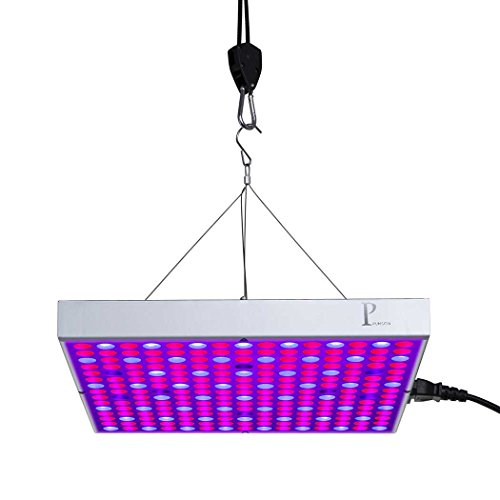 Punson LED Grow Light, 60W Full Spectrum Power Cord with Switch + Free Adjustable Grow Light Rope Hanger for Indoor Plants Veg Growing and Flowering Grow Lights Lamp