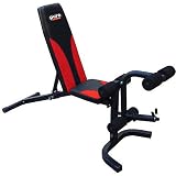 Pure Fitness Flat/Incline/Decline Bench with Leg Curl