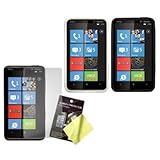 Cbus Wireless Two Silicone Cases / Skins / Covers (White, Black) & LCD Scre ....