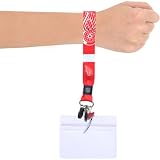 Jf Sports Detroit Red Wings Wristlet Lanyard