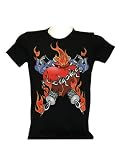 Black Heart Girls T-Shirt - Size: Medium