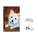 Limited Edition Flip-Top Cigarette Lighter West Highland White Puppy
