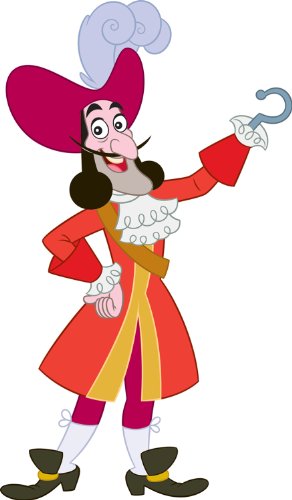 new year RoomMates RMK1958GM Neverland Pirates CaptainB008BUGD7K