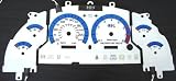 1994-1998 Ford Mustang GT White Face Glow Gauges Dash Kit- KPH