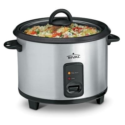 Rival 20-Cup Stainless Steel Rice Cooker