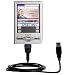 Electronics : Classic Straight USB Cable for the Sony Clie TJ37 with Power Hot Sync and Charge capabilities - Gomadic Brand w/ TipExchange Technology
