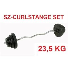 Curlstange + Hantelscheiben 23,5 KG Set