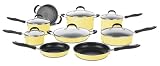 Cuisinart Advantage Nonstick Cookware 15-Piece Set, Yellow