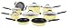 Cuisinart Advantage Nonstick Cookware 15-Piece Set, Yellow
