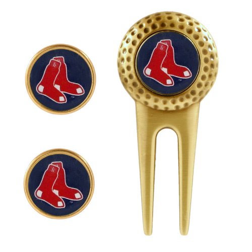Boston Red Sox - MLB Divot Tool and Ball Marker Golf Gift Set