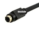 25FT S-VIDEO CABLE CABLE SVIDEO M/M (24K Gold Plated)