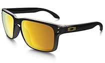 Oakley Mens Holbrook OO9102-08 Iridium Square Sunglasses,Raw Frame/24K Lens,One Size
