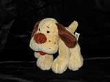 Ganz 6 Happy Hounds - Beige With Brown Ears Plush Toy