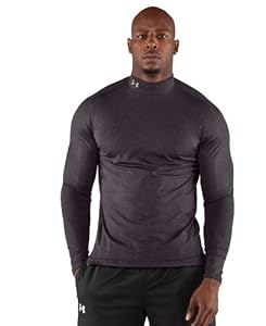 Under Armour Men's ColdGear® Fitted Long Sleeve Mock Medium Carbon Heather