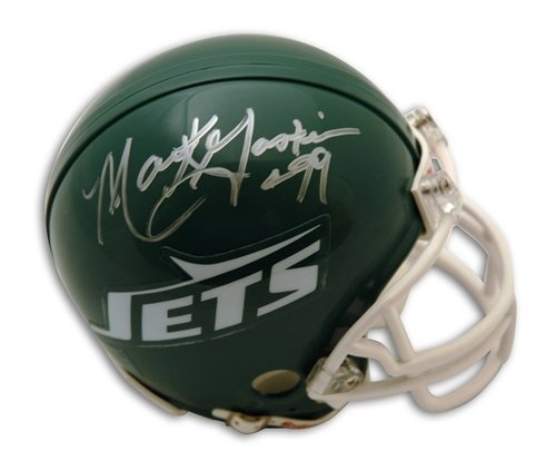 Mark Gastineau Autographed/Hand Signed New York Jets Throwback Mini Helmet