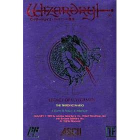 Wizardry Third Scenario: Legacy of Llylgamyn (Japanese Import Famicom Video Game)