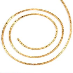 14K Gold Fill Fine Beading Chain Bulk By The Foot .6mm