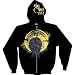 A LIFE ONCE LOST - Skull Looking Up - Black Zip Up Hoodie